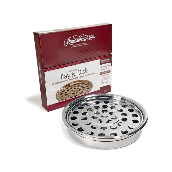 Communion Tray and Insert Stainless Steel by Remembranceware Other