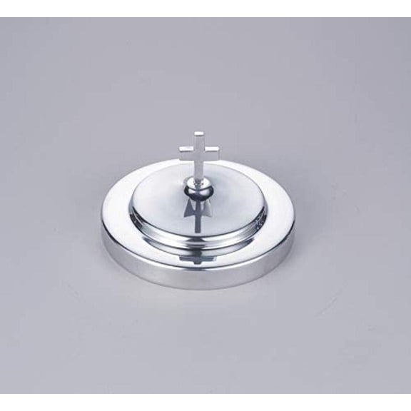 Stratford Chapel Polished Aluminum Bread Plate Cover, Large, Silver