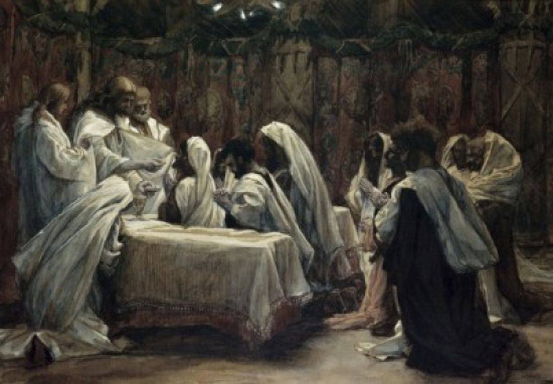 Communion of the Apostles James Tissot (1836-1902 French) Canvas Art - James Tissot (18 x 24)