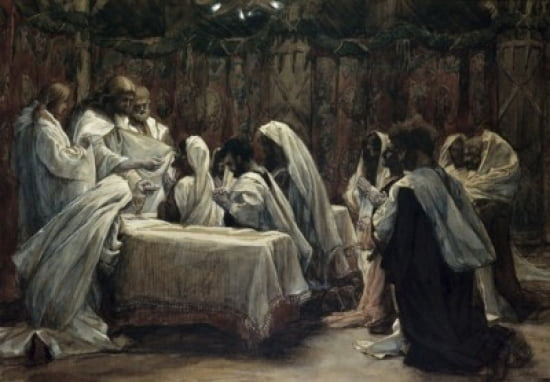 Communion of the Apostles James Tissot (1836-1902 French) Canvas Art - James Tissot (24 x 36)