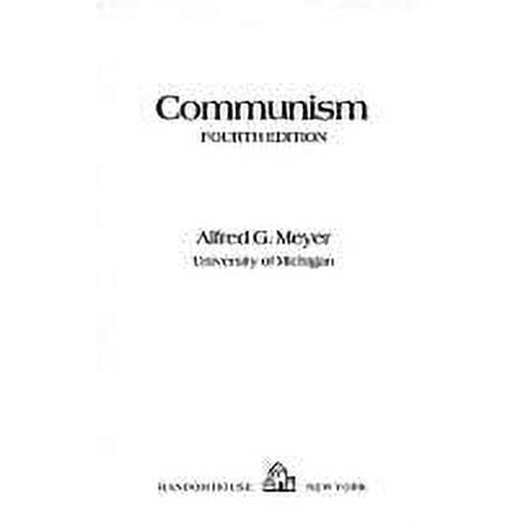 Pre-Owned Communism (Paperback) 039433163X 9780394331638