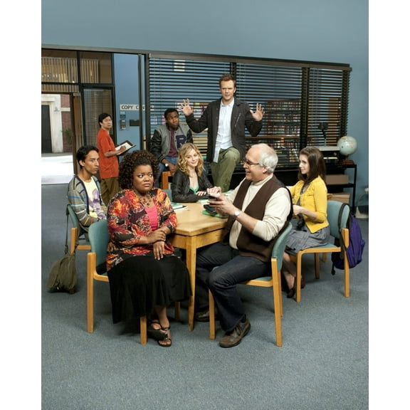 Community Cast Study Group Metal Sign 8inx 12in Print on Metal 8x12 Square Adults AB Posters