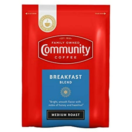 Community Coffee Breakfast Blend, Medium Roast Pre-Measured Coffee Packs, 3.0 Ounce Bag (Pack Of 20)