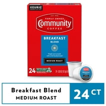 Community Coffee Breakfast Blend Pods for Keurig K-cups 24 Count