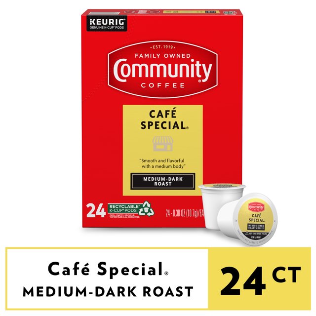 Community Coffee Café Special Pods for Keurig Kcups 24 Count
