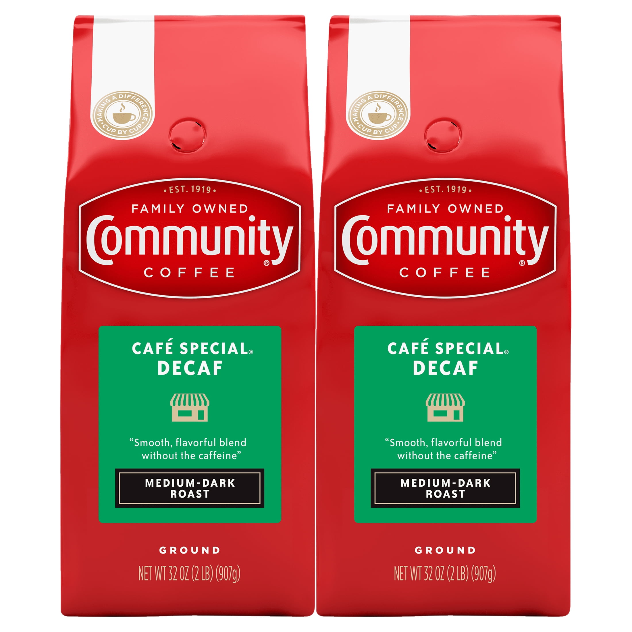 (2 pack) Community Coffee Café Special® Decaf 32 Ounce Bag