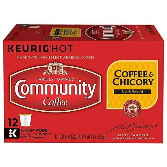 Community Coffee & Chicory 12 K-Cups