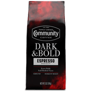 Community Coffee Dark Blend Espresso Ground 12 oz Pack of 6