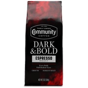 Community Coffee Dark & Bold Expresso Extra Dark Roast Ground 12 oz Gable Top