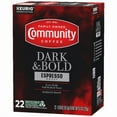 thumbnail image 1 of Community® Coffee Dark & Bold Espresso Roast Coffee Single-Serve Cups 22 ct Box, 1 of 6