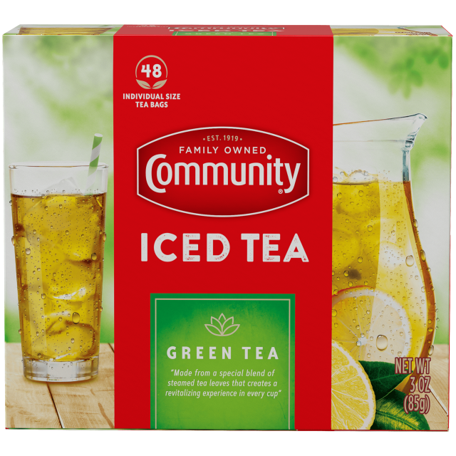 Community Coffee Green Tea 48 Ct Box