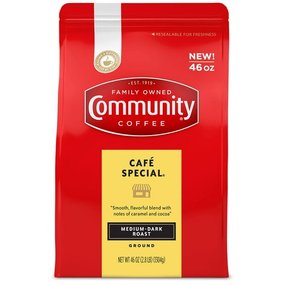 Community Coffee Ground, Cafe Special (46 oz.)