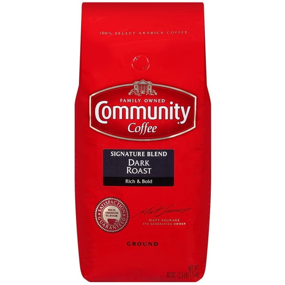 Community Coffee Ground Dark Roast (40 Ounce)