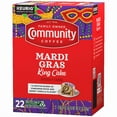 thumbnail image 1 of Community® Coffee Mardi Gras King Cake Coffee Single-Serve Cups 22 ct Box, 1 of 8