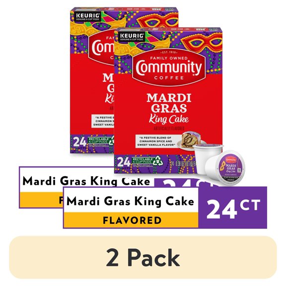 community coffee mardi gras king cake ingredients