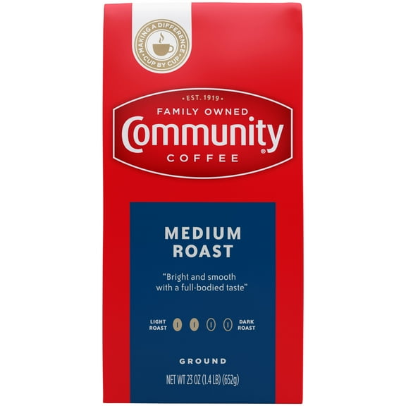 Community Coffee Medium Roast Ground Coffee 23 oz Firm Pack