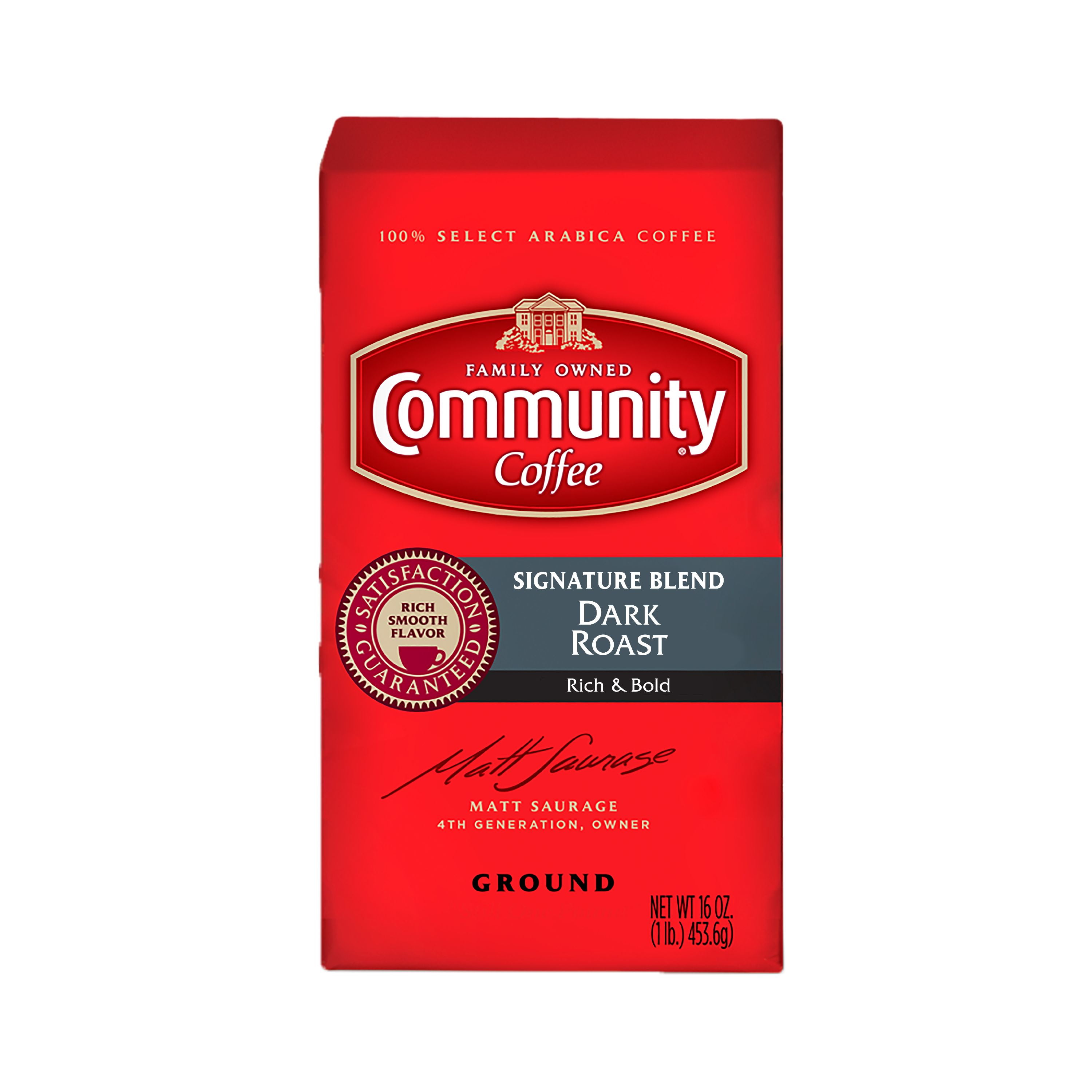 Community Coffee Premium Ground Coffee, Signature Blend, 16 oz., 10 ...