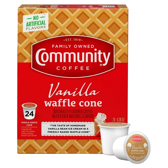 Community Coffee Van Waffle Cone 24ct
