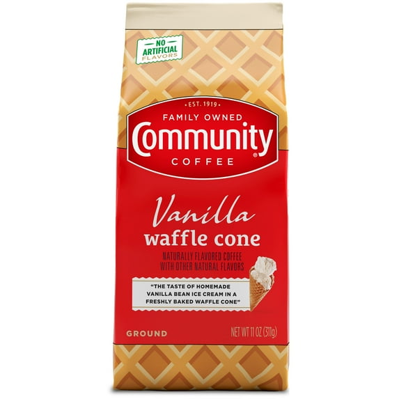 Community® Coffee Vanilla Waffle Cone 11 oz Ground Coffee