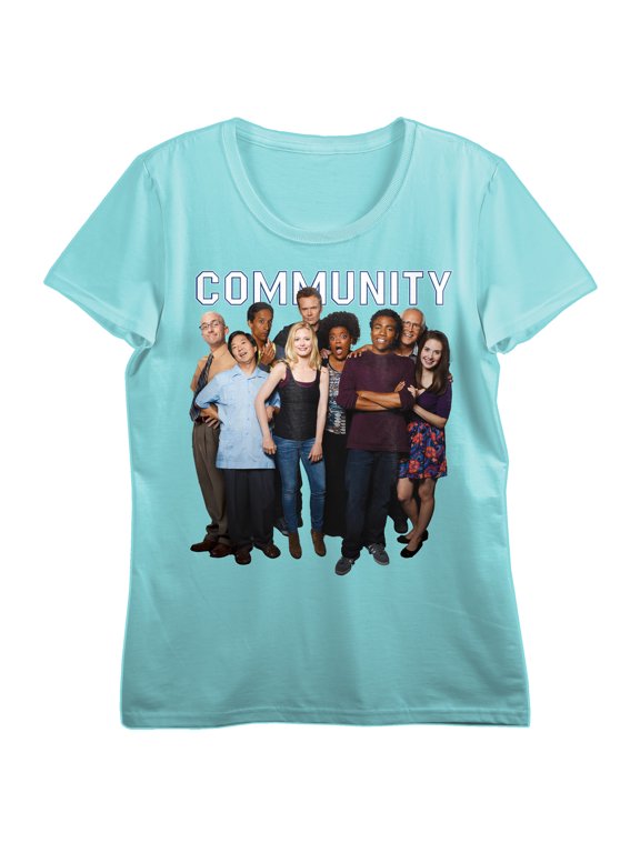 Community Group Shot Crew Neck Short Sleeve Mint Women's T-shirt-3XL