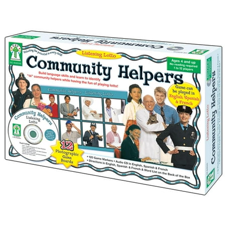 Listening Lotto: Community Helpers Board Game