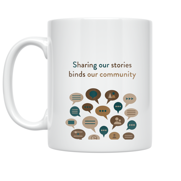 Community Unity Design - Local Pride Advocate - 11 oz Ceramic Coffee Mug