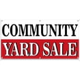 thumbnail image 1 of Community Yard Sale Banner Sign Funny Metal Tin Signs 12×8 Inch, 1 of 4