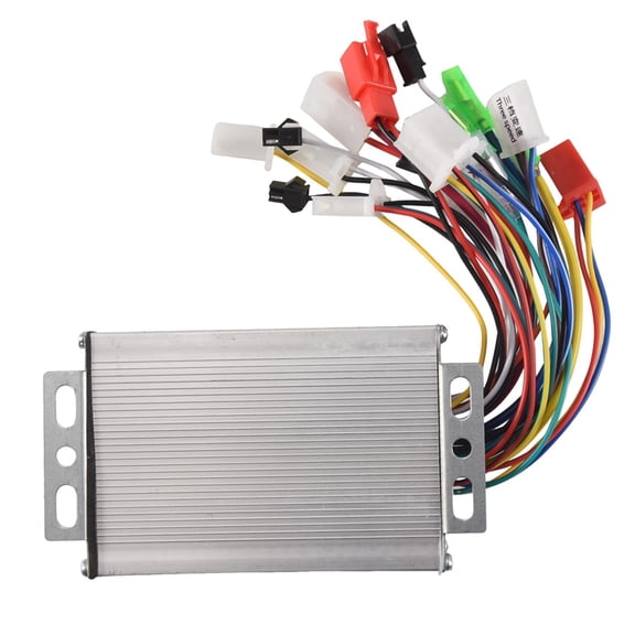 Commuter Electric Bike Motor Controller 36V/48V 350W 12-Tube Brushless DC for DIY Riders, 1-Pack No Battery