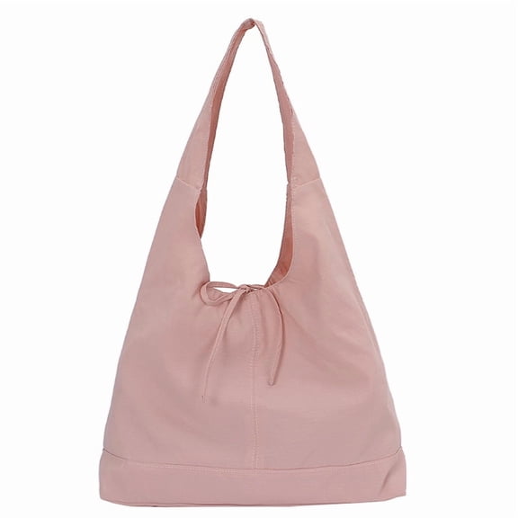 Commuter Handbag, French Women's Bow Bag, Ultra-light Nylon Cloth Bag, Large Capacity Single Shoulder Bag, Underarm Tote Bag