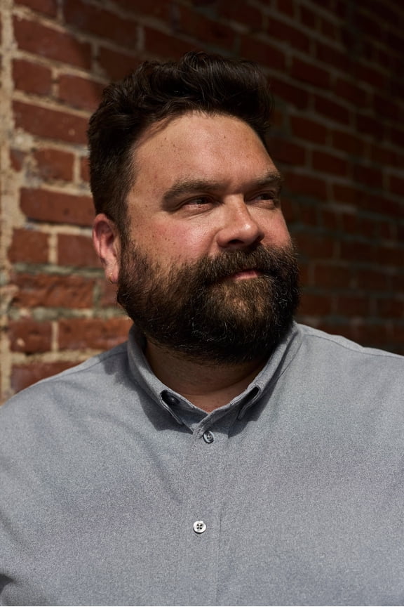 Big & Tall Long Sleeve Commuter Shirt in Heather Grey Size XL - 6XLT