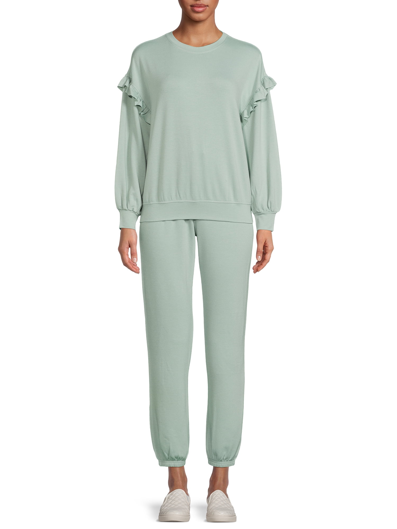 Women's Athleisure Baby Terry Set, 2-Piece