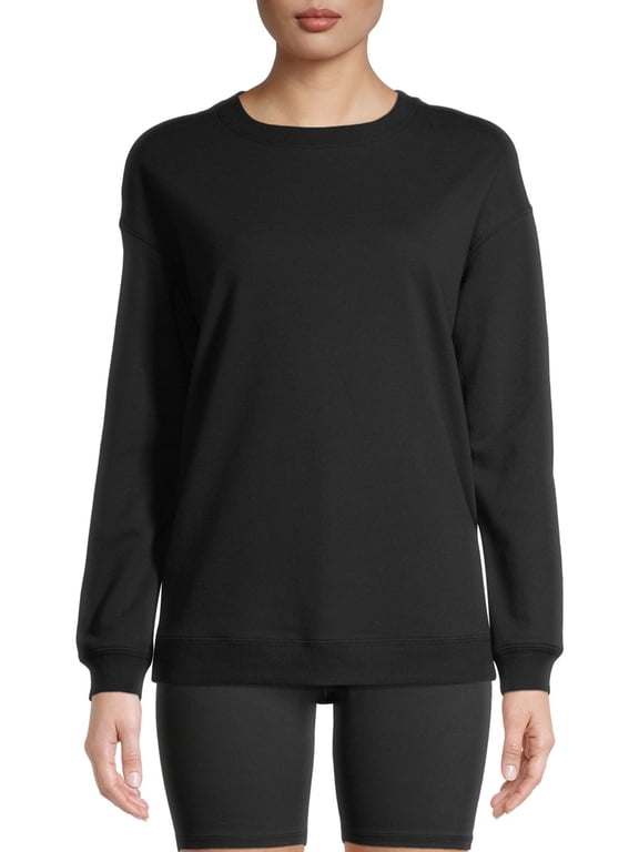 Women's Athleisure Oversized Crewneck Top