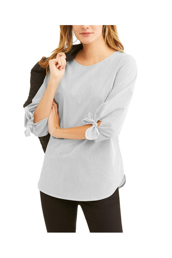 Women's Long Sleeve Tie Detail