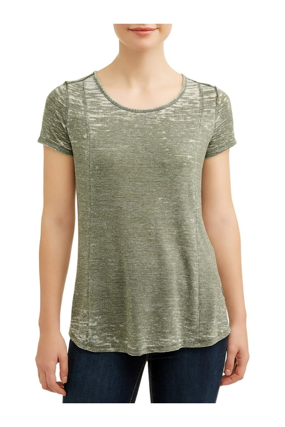 Women's Seamed Short Sleeve T-Shirt