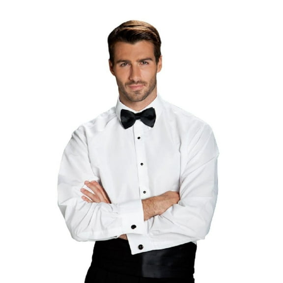 "Como" Ivory Laydown Tuxedo Classic Fit Shirt