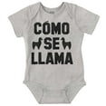 thumbnail image 1 of Como Se Llama Alpaca Animal Humor Romper Boys or Girls Infant Baby Brisco Brands 6M, 1 of 6