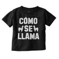 thumbnail image 1 of Como Se Llama Alpaca Animal Humor Toddler Boy Girl T Shirt Infant Toddler Brisco Brands 12M, 1 of 6