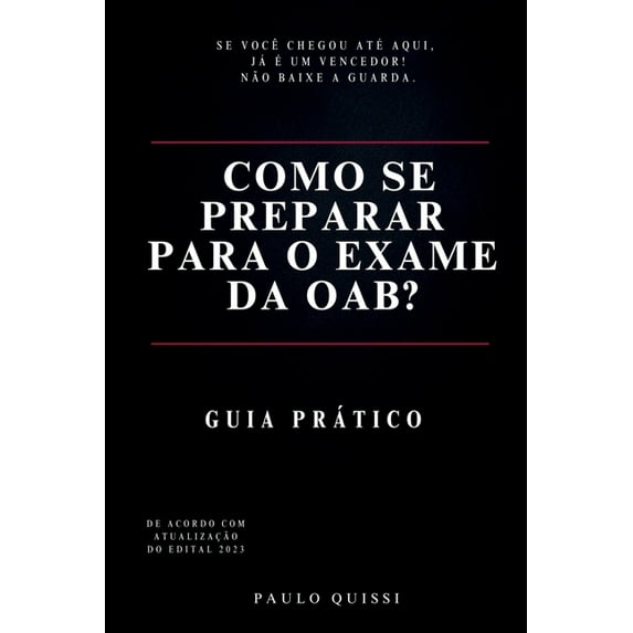 Como Se Preparar Para O Exame Da Oab?, (Paperback)