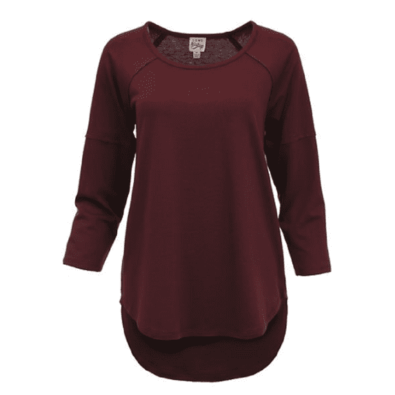 Como Vintage CS12017TSC3 Women's 3/4 Sleeve Popover Tunic, Port Royal, Large
