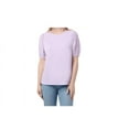 thumbnail image 1 of Como Vintage Women's Mix Media Slub Eyelet Elbow Sleeve Popover (3XL), 1 of 4