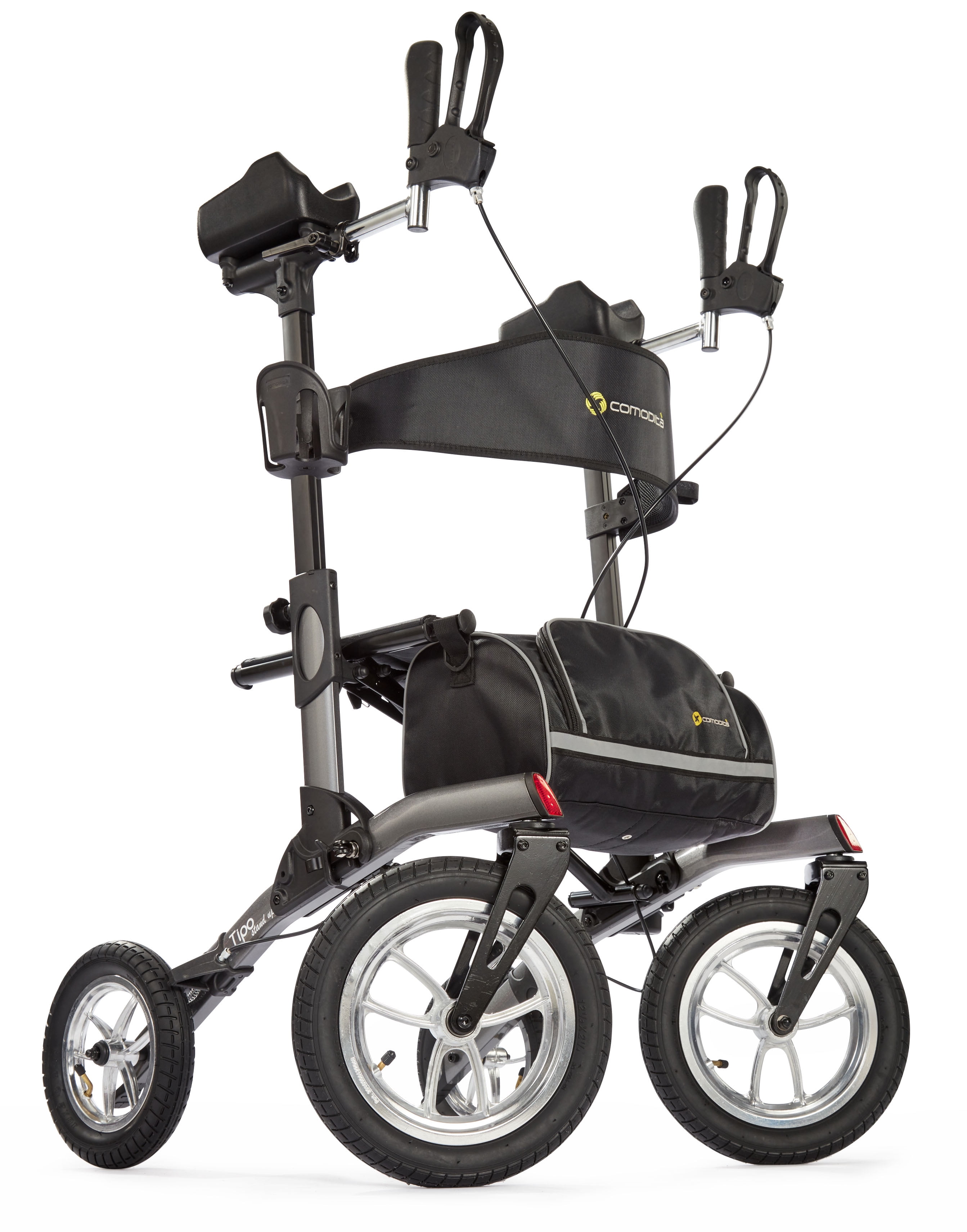 Comodità Tipo Stand Up Advance All Terrain Upright Rollator Walker with