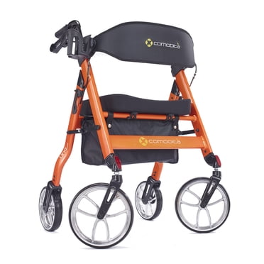 Comodit Spazio Extra Wide Heavy-Duty Bariatric Rollator Walker with ...