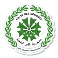 thumbnail image 1 of Comoros Coat of Arms Car Truck Window Bumper Laptop Cup Cooler Sticker Decal, 1 of 1