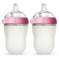thumbnail image 1 of Comotomo Baby Bottle, Double Pack, 8 oz Pink, 1 of 6