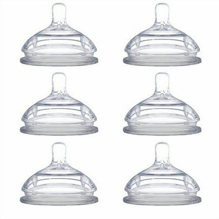 Comotomo Silicone Replacement Nipple, Medium Flow, 3-6 Months, 2 Count