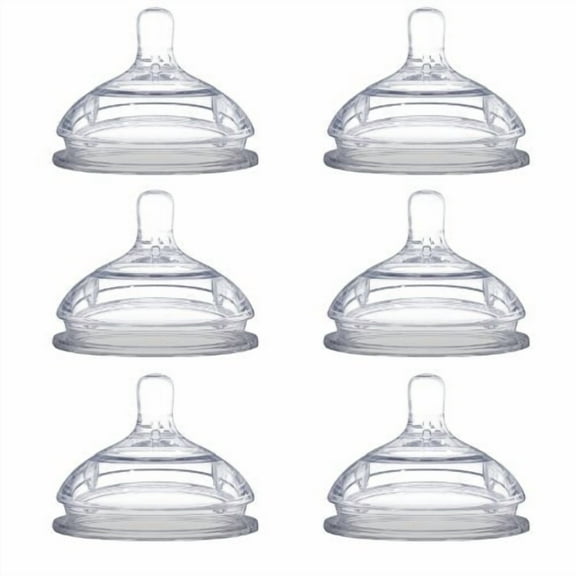 Comotomo Silicone Replacement Nipple, Medium Flow, 3-6 Months, 2 Count
