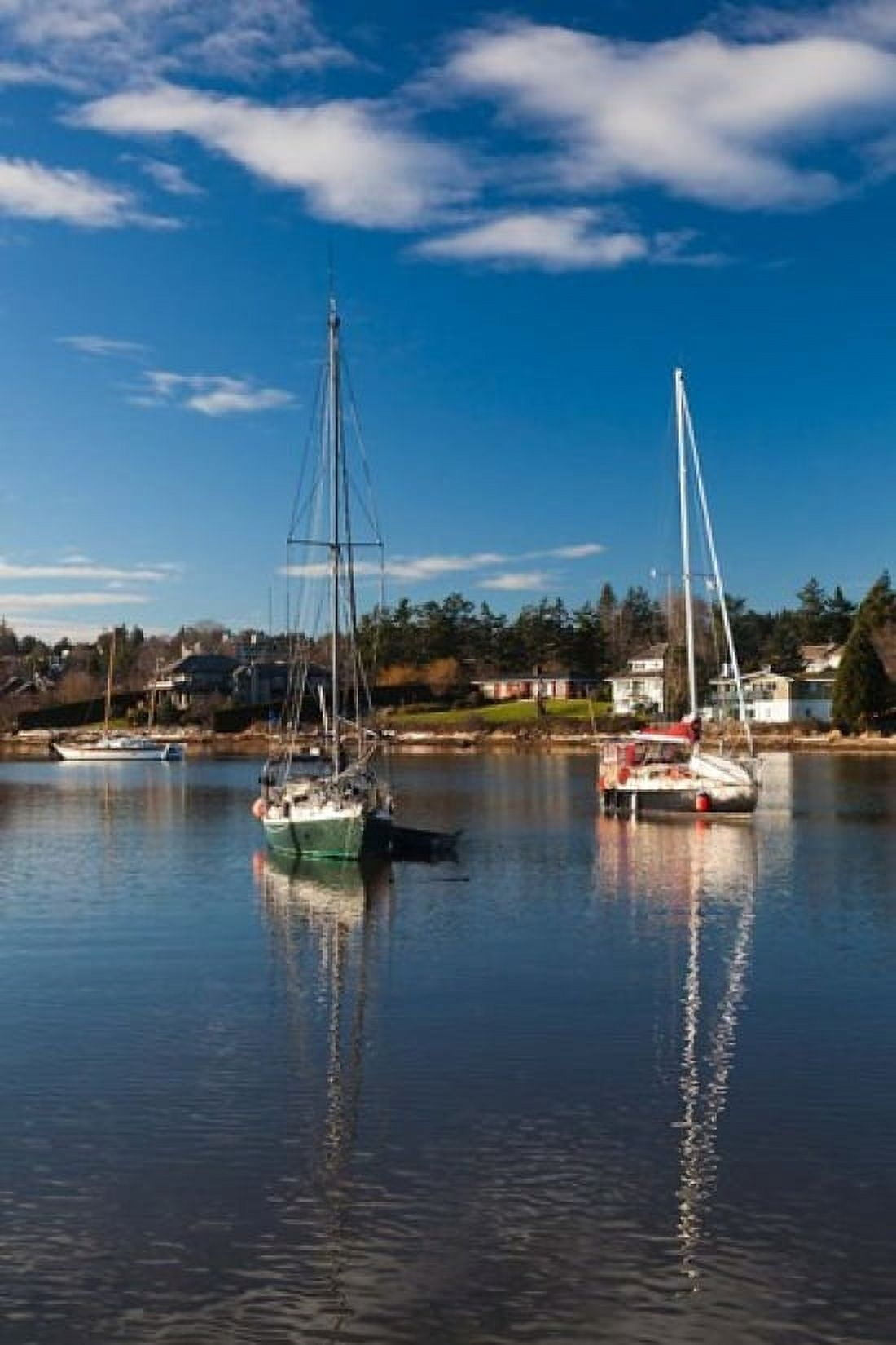 Comox Harbor Vancouver Island British Columbia Canada Canvas Art - Walter Bibikow DanitaDelimont (19 x 29)