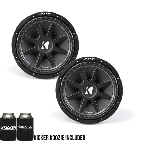 Comp 12-inch (30cm) Subwoofer, 4-Ohm, RoHS Compliant bundle