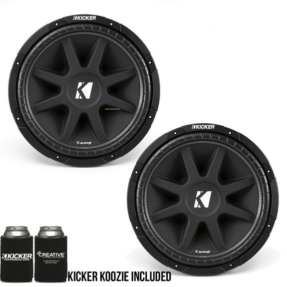 Comp 15-inch (38cm) Subwoofer, 4-Ohm, RoHS Compliant bundle