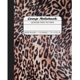 thumbnail image 1 of Comp Notebook: Leopard Print Pattern Wide Ruled Composition Notebook Journal for Students, College, School, Office, Work, (Paperback), 1 of 1